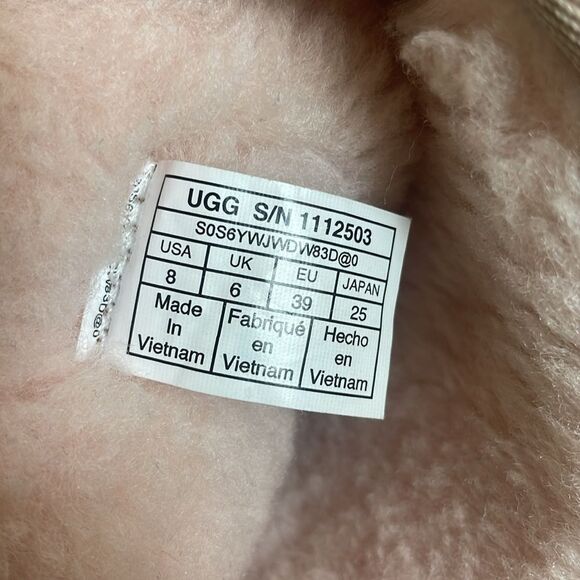 Ugg Metallic Pink Boots - Picture 2 of 6